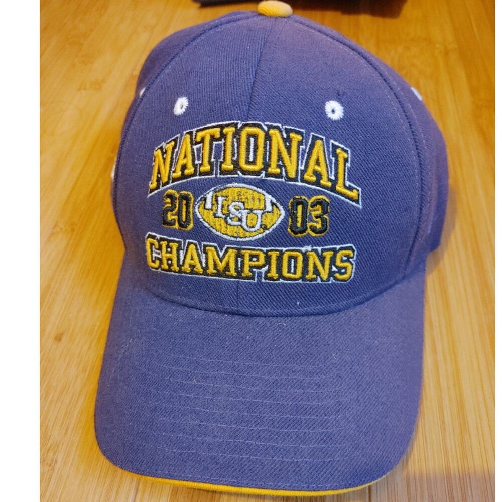 Zephyr 2003 LSU Tigers National Champions Hat Cap NWT
